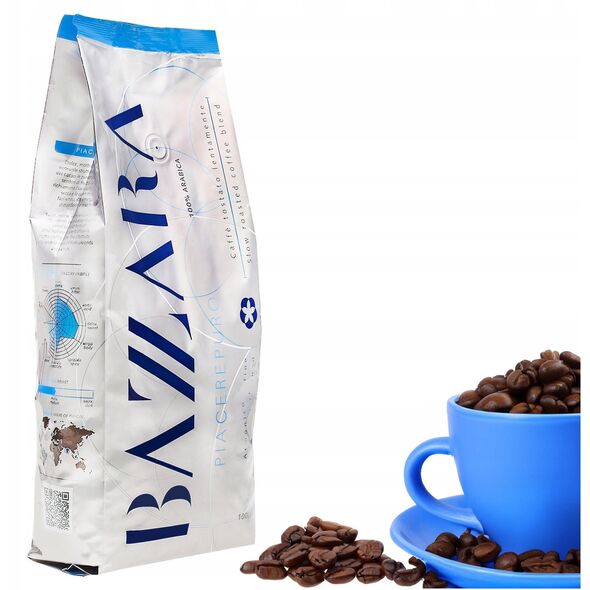 Kawa ziarnista Bazzara Kawa ziarnista PIACEREPURO 1000 g