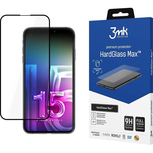 3MK 3mk tvrzené sklo Hardy pro Apple iPhone 15 Pro