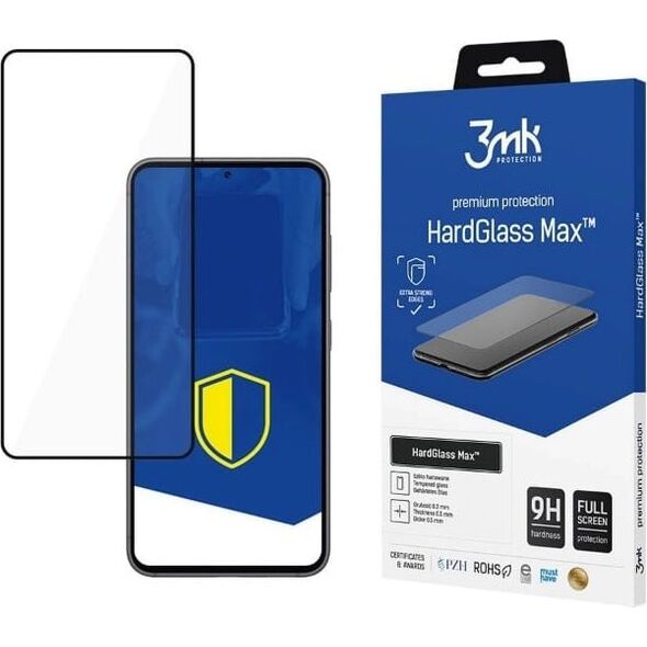 3MK 3mk HardGlass Max - Szkło hartowane do Samsung Galaxy A55 5G (Czarny)