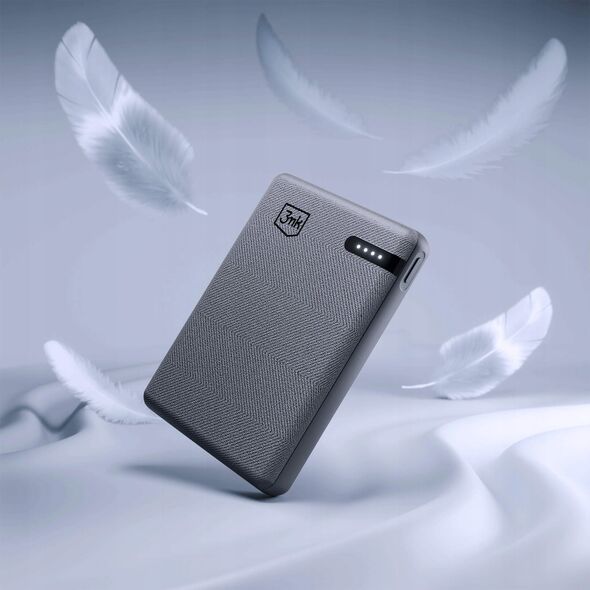 Powerbank 3MK Pocket Powerbank 5000mAh 12W USB-C gray/gray
