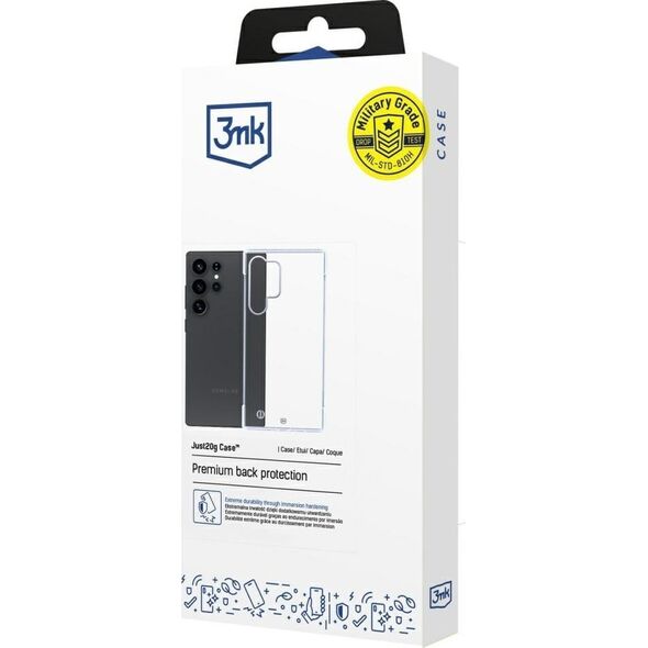 3MK Etui Just20g Clear Case do Samsung Galaxy S25 Ultra