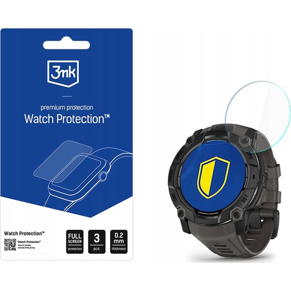 3mk Watch Protection FlexibleGlass pro Garmin Instinct 3 50mm (Amoled, Solar)