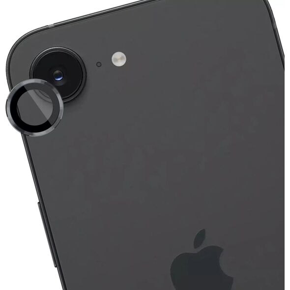 Szkło hartowane na obiektyw aparatu do Apple iPhone 16e - 3mk Lens Protection Pro Graphite / Grey