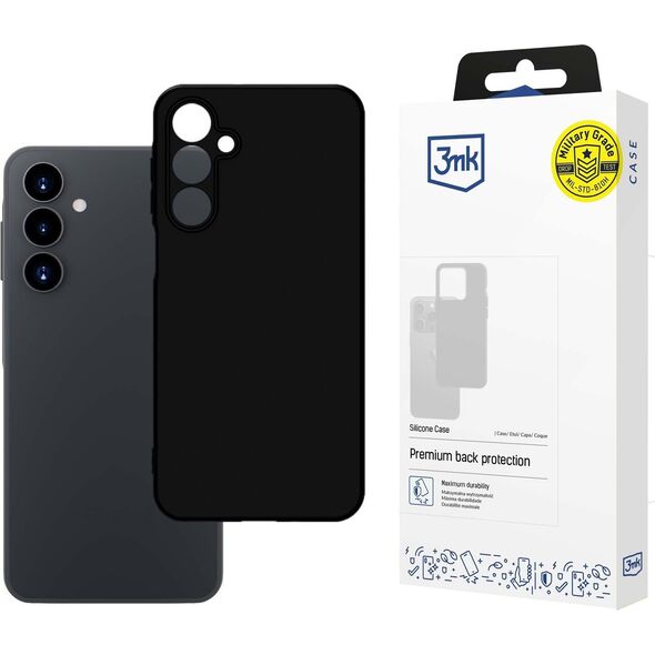 Etui 3MK Silicone Case do Samsung Galaxy  A16 czarny
