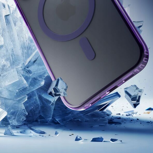 3MK Etui Frosty MagCase Purple do Apple iPhone 16E