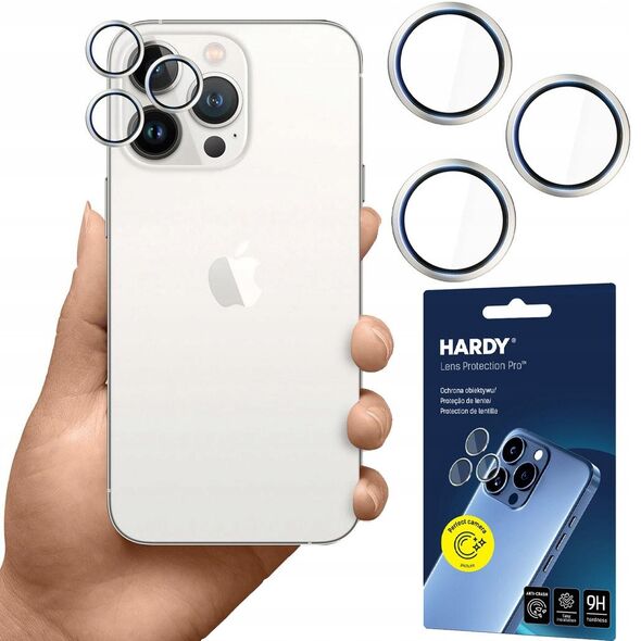 Apple iPhone 15 Pro - HARDY Lens Protection Pro White