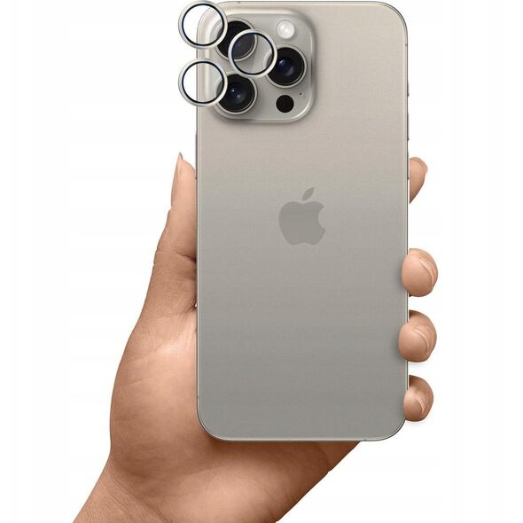 Apple iPhone 15 Pro Max - HARDY Lens Protection Pro Natural