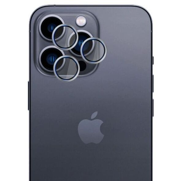 Apple iPhone 16 Pro /16 Pro Max- HARDY Lens Protection Pro Titanium Silver