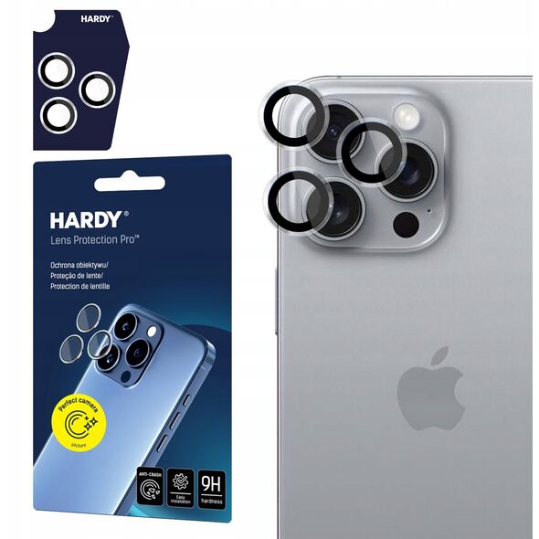 Apple iPhone 16 Pro /16 Pro Max- HARDY Lens Protection Pro Transparent