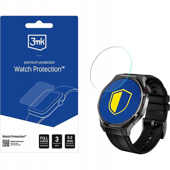 Honor Watch 5 Ultra - 3mk Watch Protection FlexibleGlass