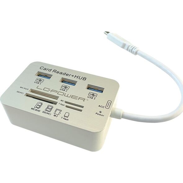 HUB USB LC-Power USB Hub LC-Power USB 3.0 3-Port MULTI extern Typ-C