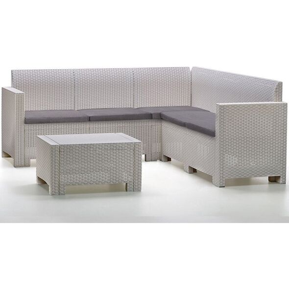 Σετ επίπλων κήπου Set Nebraska Corner white 8003723090756