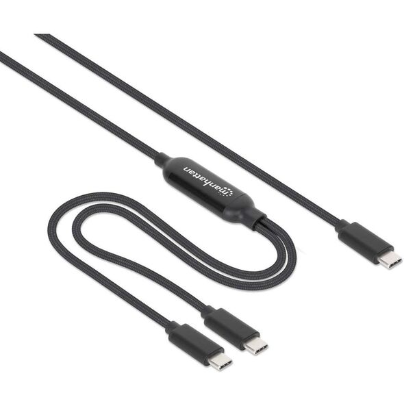 Manhattan 355810 kabel USB 2 m USB C 2 x USB C Czarny