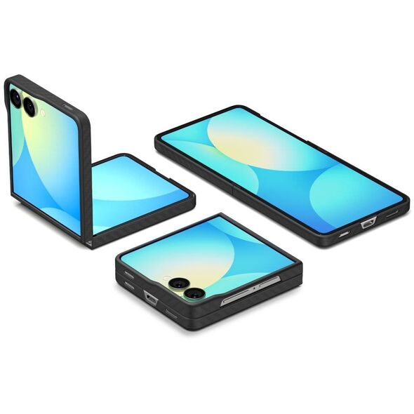 Spigen Airskin Aramid - Etui do Samsung Galaxy Z Flip 7 (Black)