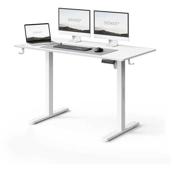 Biurko SENSE7 NOJO LIGHT Białe 120 cmx60 cm
