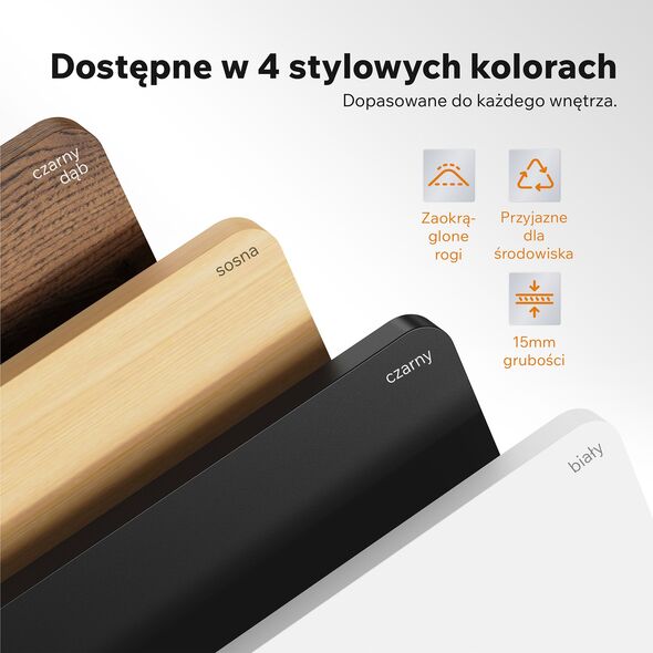 Biurko SENSE7 NOJO LIGHT Jasnobrązowo-Białe 120 cmx60 cm