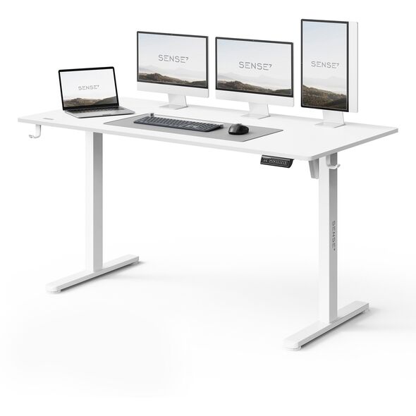 Biurko SENSE7 NOJO LIGHT Białe 140 cmx70 cm