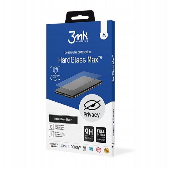Szkło hartowane 3MK HardGlass Max        Privacy do Samsung Galaxy S25 Ultra czarny