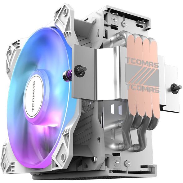 Chłodzenie CPU Tcomas SJ-R400 4HP Białe