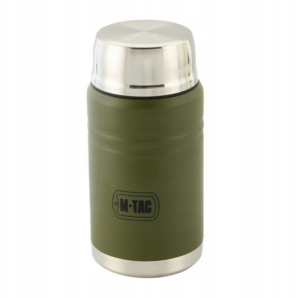 Termos obiadowy z łyżką ze stali Inox M-TAC Olive poj. 750 ml.