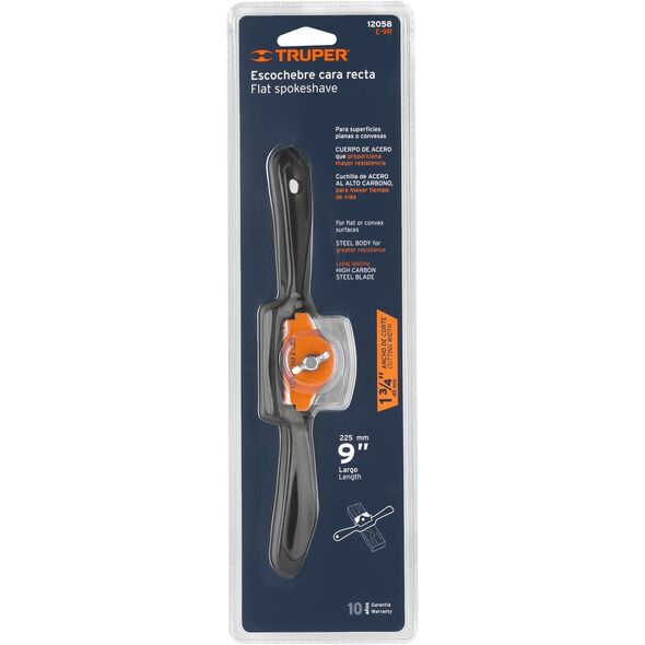 Truper Dvirankis oblius, plokščias 9" 229mm Truper®