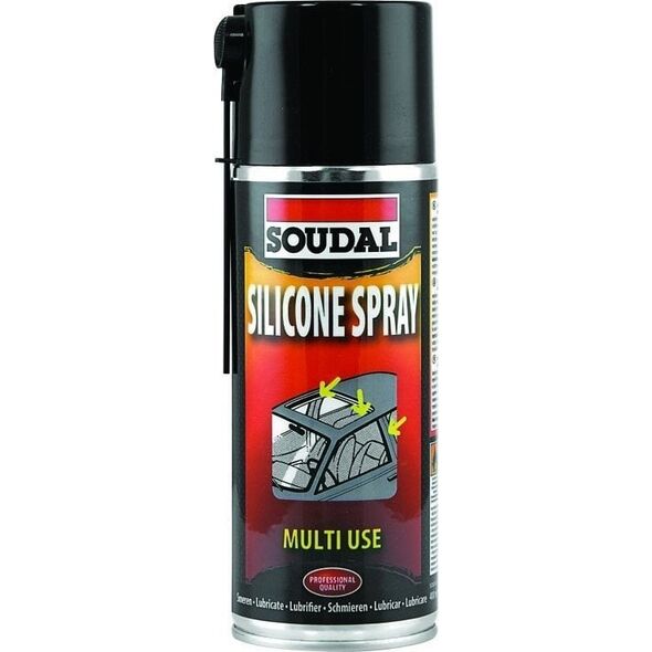 Soudal Silicone spray 400ml silikonowy smarujący
