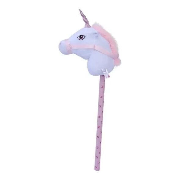 Happy Pets - Giddy Up Hobby Horse - Unicorn (31510105U) /Motoric Play /Λευκό 14037435 6418859026111