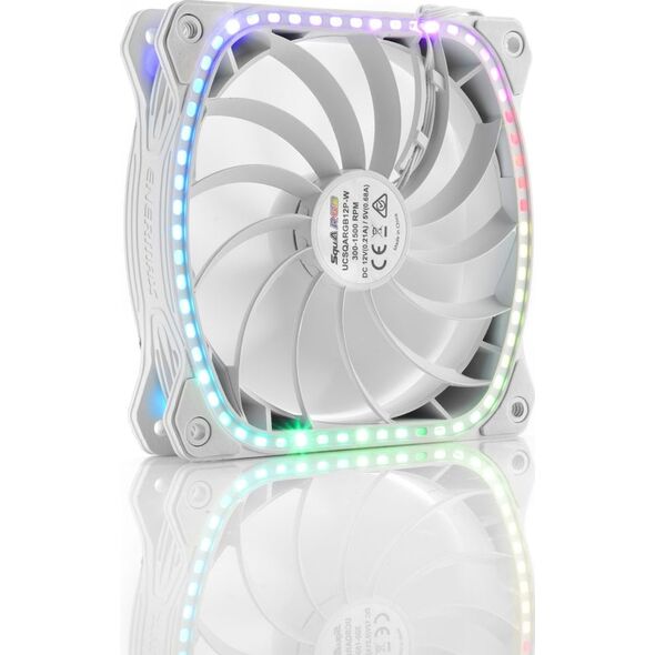 Wentylator Enermax SquA RGB Biały (UCSQARGB12P-W-SG)