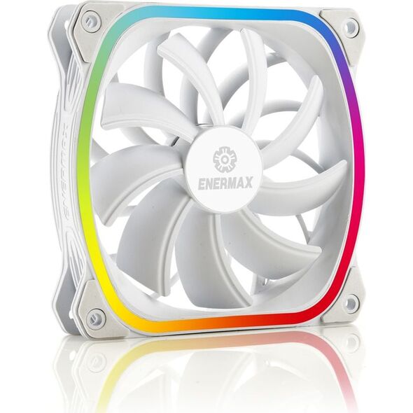 Wentylator Enermax SquA RGB Biały (UCSQARGB12P-W-SG)