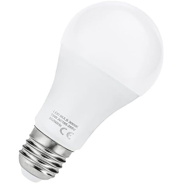 Żarówka LED E27 15W A60 230V biała ciepła