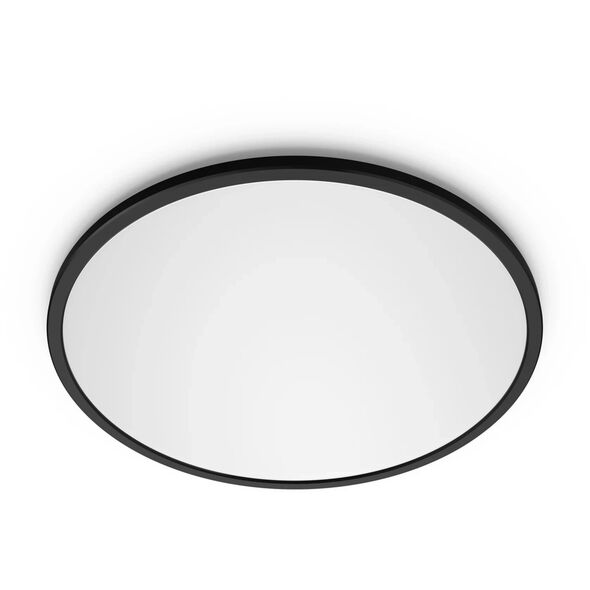Ceiling LED lamp PHILIPS VALEN 16W 2200-6500K 2000lm black O29.1x2.4cm with remote control
