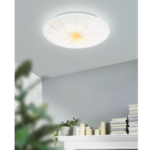 EGLO Nieves 1, LED, 3000 K, 1100 lm, IP20, Gold, White