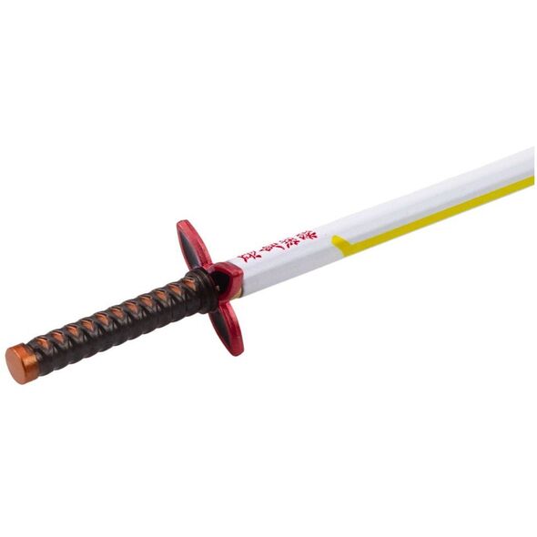 Długopis Miecz Katana Anime Metalowy Czarny Tusz Wymienny Wkład Biało-Żółty LEAN
