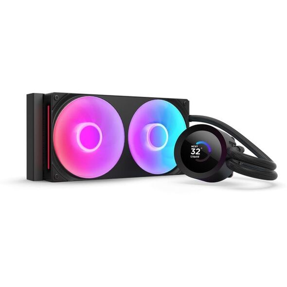 NZXT Kraken Plus RGB 240 Procesor Chłodnica cieczy all-in-one 12 cm Czarny