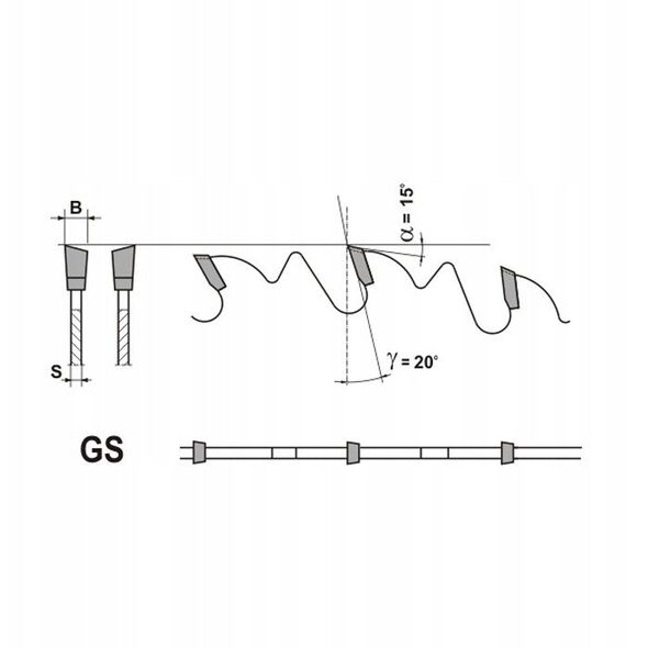 PILA W. 400*4,0*30/ 36   GS