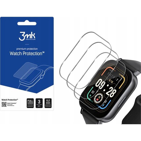 Folia 3MK ARC Watch Fullscreen do Redmi   Watch 5 Active