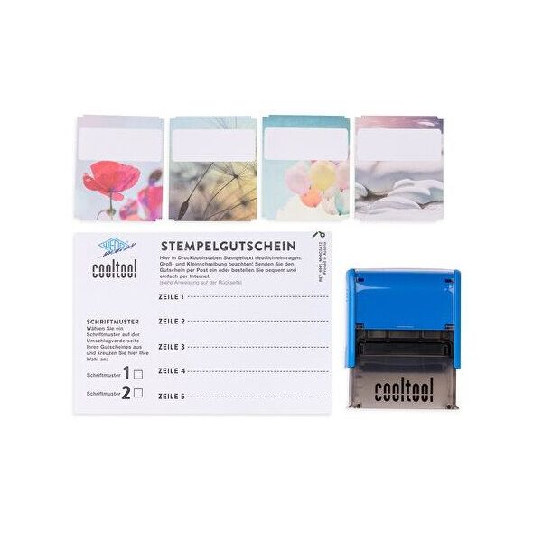 WEDO Stempel m. Gutschein Imprint 8912 5-zeilig schwarz
