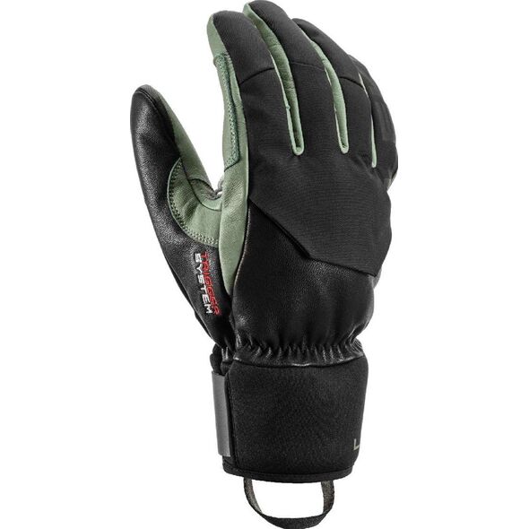 LEKI RĘKAWICE Hevon 3D black-dusty-green 9.0