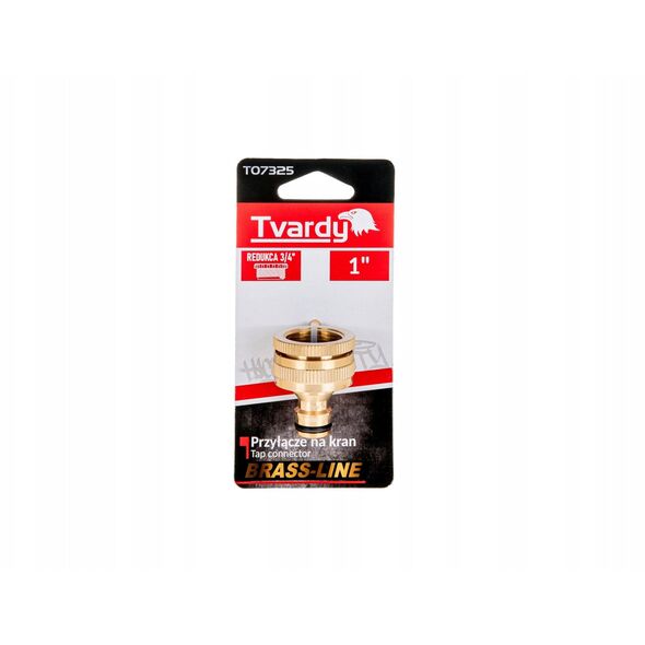 Przyłącze na kran 1" z redukcją 3/4" BRASS-LINE (10/80)