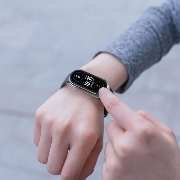 Etui z szybką Tech-Protect Defense do Xiaomi Smart Band 10 / 10 NFC Black