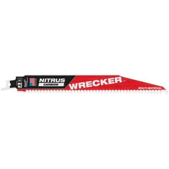 MILWAUKEE ΛΕΠΙΔΑ ΠΡΙΟΝΙΟΥ S TCT WRECKER NITRUS ΜΕ ΚΑΡΒΙΔΙΟ 230mm/6T /1τμχ.