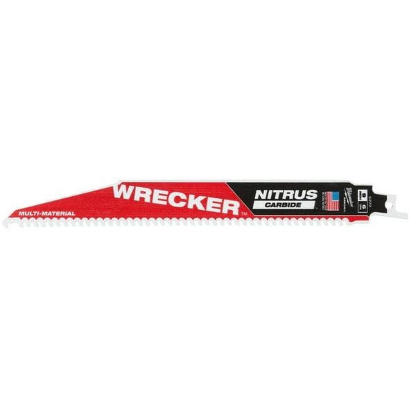 MILWAUKEE ΛΕΠΙΔΑ ΠΡΙΟΝΙΟΥ S TCT WRECKER NITRUS ΜΕ ΚΑΡΒΙΔΙΟ 230mm/6T/5τμχ. ###