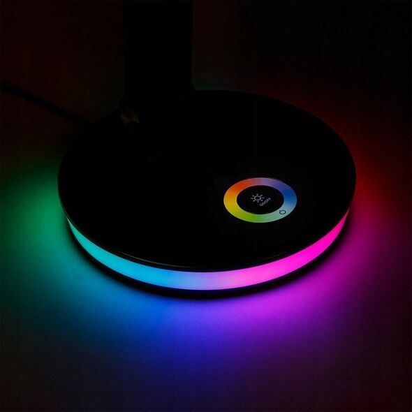 Platinet desk lamp PDL711RGB, black (46217)
