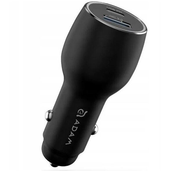 Adam Elements Omnia C1 Pro - ładowarka samochodowa USB-C/USB-A 83W czarna - Gwarancja bezpieczeństwa. Proste raty. Bezpłatna wysyłka od 170 zł.