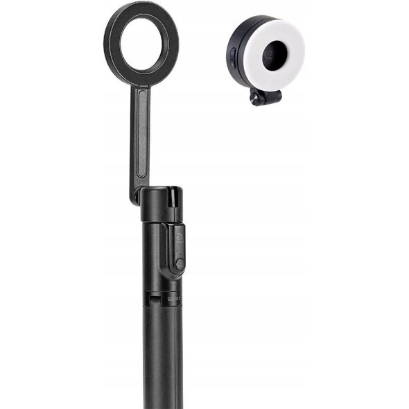 Adam Elements Selfie Pro - magnetyczny selfie stick bluetooth ze statywem i lampką LED czarny - Gwarancja bezpieczeństwa. Proste raty. Bezpłatna wysyłka od 170 zł.