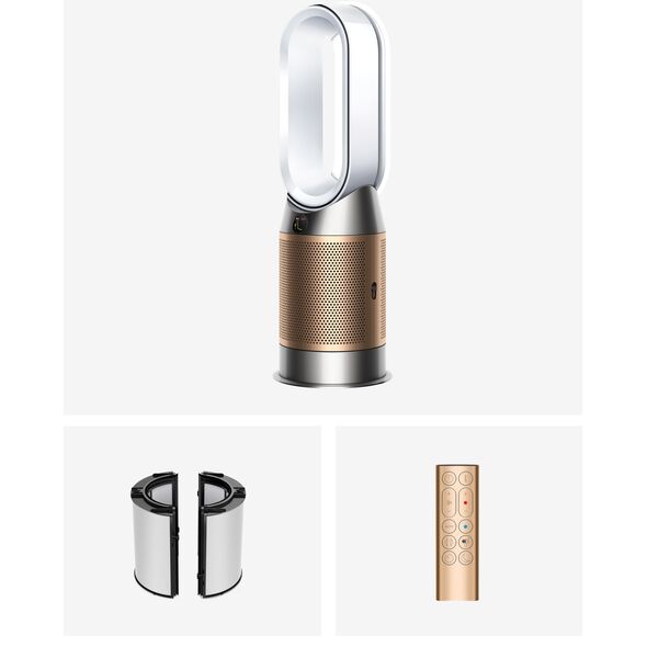 Dyson Purifier Hot+Cool HP2 De-Nox 27 m 63 dB Złoto, Biały