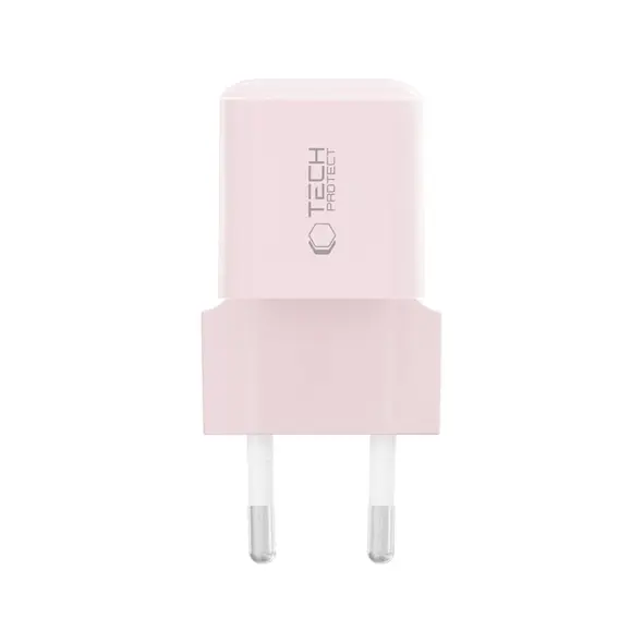 Ładowarka sieciowa Tech-Protect NCM25 USB-C Network Charger PD 25W Baby Pink