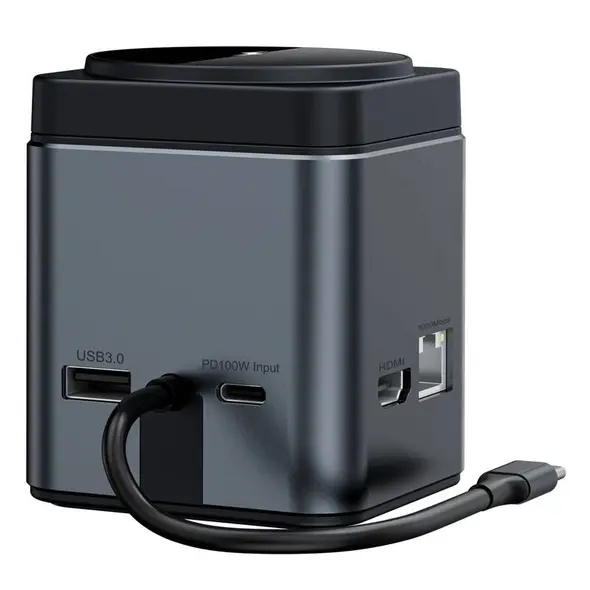 Stacja dokująca 9w1 Blitzwolf BW-TH17 + ładowarka indukcyjna 15W MagSafe