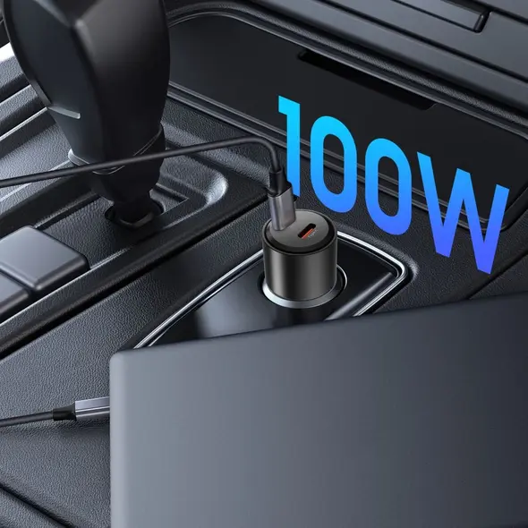 Ładowarka samochodowa Tech-Protect CC03 2-port 2xUSB-C Car Charger PD 100W Black