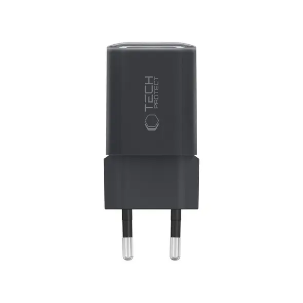 Ładowarka sieciowa Tech-Protect NCM33W 2-port USB-A, USB-C Network Charger PD 33W / QC3.0 Black